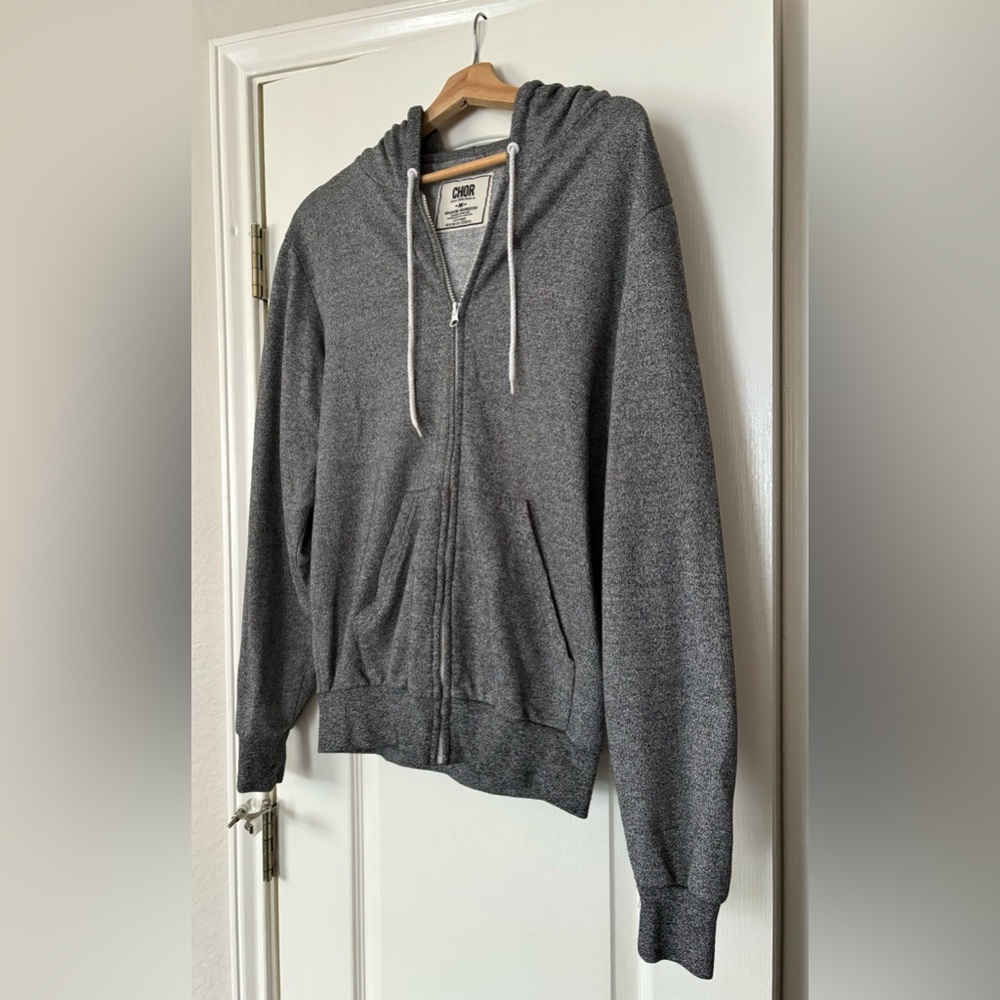 CHOR Mens Zip Up Hoodie - size M - excellent condition! - Picture 2 of 7